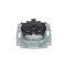 BRITE Розетка с заземлением с защитными шторками и крышкой 16А IP44 РСбш10-3-44-БрА алюминий