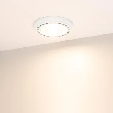 Лампа светодиодная AR111-UNIT-G53-12W- Warm3000 (WH, 120 deg, 12V) | 026887 | Arlight