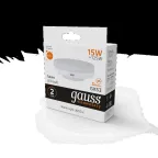 Лампа светодиодная LED Elementary GX53 15W 1020lm 3000K | 83815 | Gauss