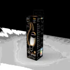Лампа светодиодная Filament Свеча на ветру 9W 590lm 3000К Е14 milky диммируемая LED 1/10/50 | 104201109-D | Gauss