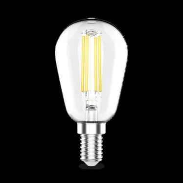 Лампа светодиодная Basic Filament ST45 4,5W 470lm 2700К Е14 LED 1/10/50 | 1141115 | Gauss