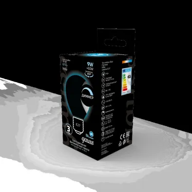 Лампа светодиодная Filament Шар 9W 610lm 4100К Е27 milky диммируемая LED 1/10/50 | 105202209-D | Gauss