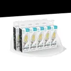 Лампа светодиодная Basic Filament Свеча 4,5W 420lm 4100К Е14 LED 1/10/50 | 1031215 | Gauss