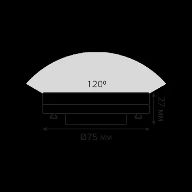 Лампа светодиодная Basic GX53 8,5W 810lm 3000K LED 1/10/100 | 20849192 | Gauss