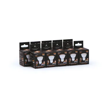Лампа светодиодная LED 5Вт GU10 220В 2700К MR16 | 101506105 | Gauss