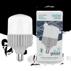 Лампа светодиодная промышленная Elementary T160 100W 9500lm 4000K E40 LED 1/8 | 63420 | Gauss