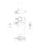 Светильник трековый трёхфазный SТR-30-36-30K-W40 узкий луч 3000K белый