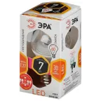 Лампа светодиодная LED P45-7W-827-E27-Clear (диод,шар,7Вт,тепл,E27) | Б0017243 | ЭРА