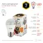 Лампа светодиодная LED P45-7W-827-E27-Clear (диод,шар,7Вт,тепл,E27) | Б0017243 | ЭРА