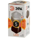 Лампа светодиодная STD LED P45-5W-827-E14 5Вт шар теплый белый свет | Б0017217 | ЭРА