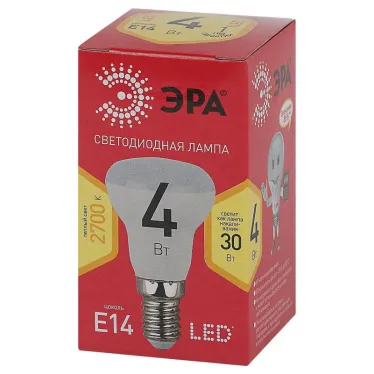 Лампа светодиодная RED LINE LED R39-4W-827-E14 R E14 4Вт рефлектор теплый белый свет | Б0052442 | ЭРА
