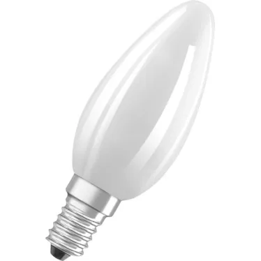 Лампа светодиодная LEDPCLB40D 5W/827 230VGLFR E14 10X1 | 4058075439375 | OSRAM