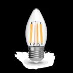 Лампа светодиодная Filament Свеча 11W 810lm 2700К Е27 LED 1/10/50 | 103802111 | Gauss