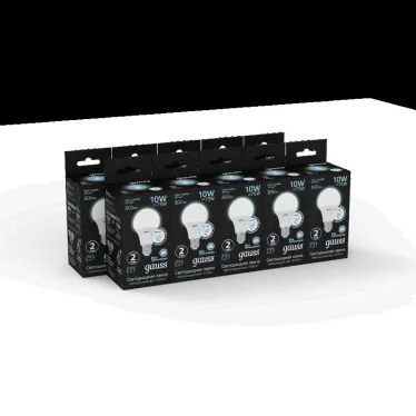 Лампа светодиодная A60 10W 800lm 4100К E27 Сенсор LED 1/10/100 | 102502210-M | Gauss