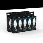 Лампа светодиодная Свеча 6.5W 550lm 6500К E14 LED 1/10/100 | 103101307 | Gauss