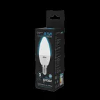 Лампа светодиодная Свеча 6.5W 550lm 6500К E14 LED 1/10/100 | 103101307 | Gauss