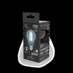 Лампа светодиодная Filament А70 26W 2700lm 4100К Е27 LED 1/10/40 | 102902226 | Gauss