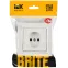 BRITE Розетка 1 пост без заземления без защитных шторок 10А в сборе РСР10-1-0-БрБ белый IEK