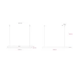 Светильник LED Geometria Block SPO-115-W-40K-036 36Вт 4000K 3100Лм IP40 1200х100х50 белый подвесной драйвер внутри