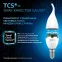 Лампа светодиодная Свеча на ветру 9.5W 950lm 6500K E14 LED 1/10/50 | 104101310 | Gauss