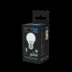 Лампа светодиодная Шар 9.5W 950lm 6500K E27 LED 1/10/100 | 105102310 | Gauss