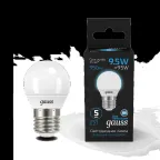 Лампа светодиодная Шар 9.5W 950lm 6500K E27 LED 1/10/100 | 105102310 | Gauss