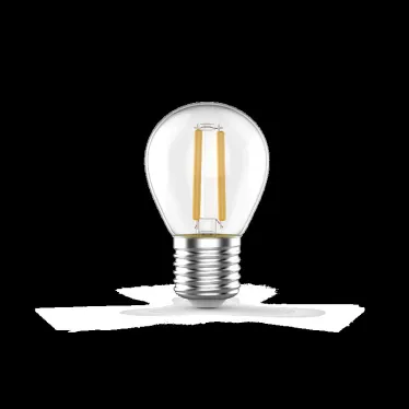 Лампа светодиодная Filament Шар 7W 580lm 4100К Е27 LED (3 лампы в упаковке) 1/20 | 105902207T | Gauss