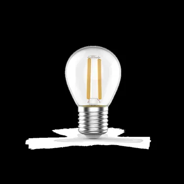 Лампа светодиодная Filament Шар 7W 550lm 2700К Е27 LED (3 лампы в упаковке) 1/20 | 105902107T | Gauss