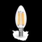 Лампа светодиодная Filament Свеча 13W 1100lm 2700К Е14 LED 1/10/50 | 103801113 | Gauss