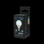 Лампа светодиодная Шар 9.5W 950lm 6500K E14 LED 1/10/100 | 105101310 | Gauss
