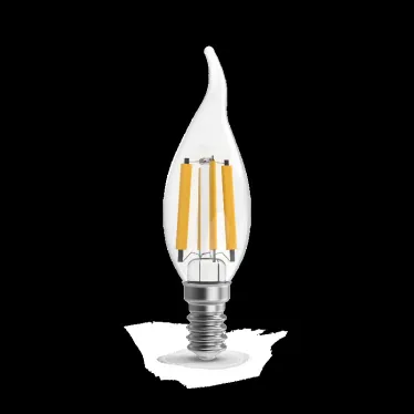 Лампа светодиодная Filament Свеча на ветру 13W 1100lm 2700К Е14 LED 1/10/50 | 104801113 | Gauss