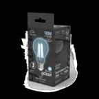 Лампа светодиодная Filament А60 18W 1650lm 4100К Е27 LED 1/10/40 | 102902218 | Gauss