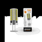 Лампа светодиодная Elementary G4 AC210-240V 5W 400lm 3000K силикон LED 1/20/200 | 18015 | Gauss