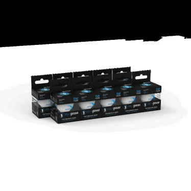 Лампа светодиодная MR16 5W 530lm 6500K GU5.3 диммируемая LED 1/10/100 | 101505305-D | Gauss