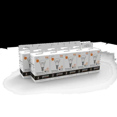Лампа светодиодная Elementary R50 6W 450lm 3000K Е14 LED 1/10/50 | 63116 | Gauss