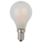 Лампа светодиодная F-LED P45-7W-840-E14 frost (филамент, шар мат., 7Вт, нейтр, E14) | Б0027957 | ЭРА