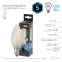 Лампа светодиодная F-LED B35-5W-840-E14 frost Лампы СВЕТОДИОДНЫЕ F-LED ЭРА (филамент, свеча мат., 5Вт, нейтр, E14) | Б0027926 | ЭРА