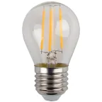 Лампа светодиодная F-LED P45-5W-827-E27 (филамент, шар, 5Вт, тепл, E27) | Б0043438 | ЭРА