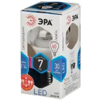 Лампа светодиодная LED P45-7W-840-E14-Clear (диод,шар,7Вт,нейтр,E14) | Б0020552 | ЭРА