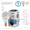 Лампа светодиодная LED P45-7W-840-E14-Clear (диод,шар,7Вт,нейтр,E14) | Б0020552 | ЭРА