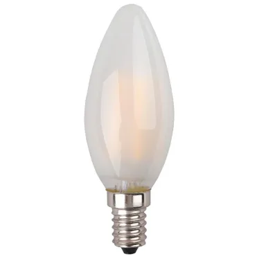 Лампа светодиодная F-LED B35-9w-840-E14 frost (филамент, свеча мат, 9Вт, нейтр, E14) | Б0046996 | ЭРА