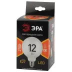 Лампа светодиодная F-LED G95-12w-827-E27 OPAL (филамент, шар опал, 12Вт, тепл, E27) | Б0047036 | ЭРА