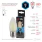 Лампа светодиодная F-LED B35-9w-840-E27 frost (филамент, свеча мат, 9Вт, нейтр, E27) | Б0046998 | ЭРА