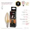 Лампа светодиодная F-LED B35-9W-827-E14 gold (филамент, свеча золот, 9Вт, тепл, E14) | Б0047034 | ЭРА