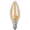 Лампа светодиодная F-LED B35-9W-827-E14 gold (филамент, свеча золот, 9Вт, тепл, E14) | Б0047034 | ЭРА