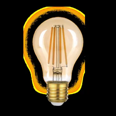 Лампа светодиодная  Filament А60 10W 820lm 2400К Е27 golden LED | 102802010 | Gauss