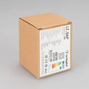 Светильник LT-GAP-S70x70-3W Warm3000 (WH, 30 deg) | 025738 | Arlight