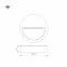 Светильник LTD-TRAIL-R115-4W Warm3000 (GR, 65 deg, 230V) (Arlight, IP65 Металл, 3 года) | 029962 | Arlight