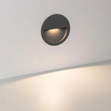 Светильник LTD-TRAIL-R115-4W Warm3000 (GR, 65 deg, 230V) (Arlight, IP65 Металл, 3 года) | 029962 | Arlight