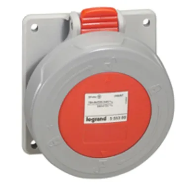 Розетка встр. 16А 3К+H+З 380В IP67 | 555389 | Legrand